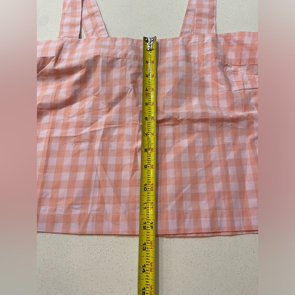 Ban.do peach gingham crop top! - Picture 6 of 6